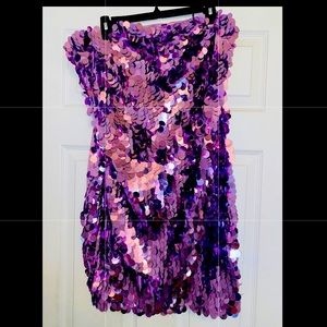 Forever21 NWT Lilac Sequin Paurtyyyy Dress!